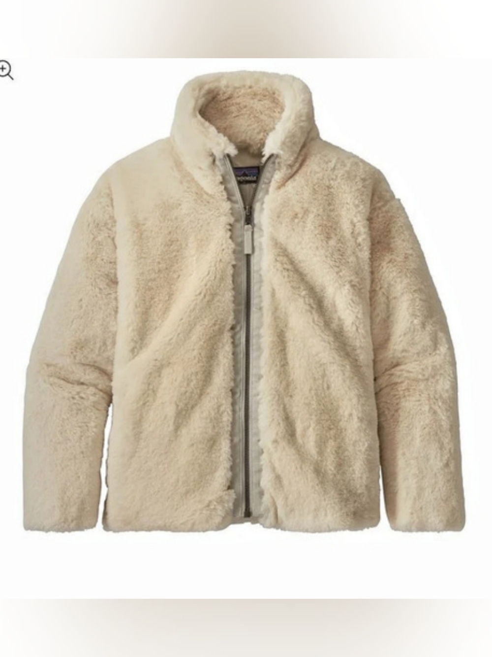 Patagonia Girl or Women's Los Gatos Jacket Cream Teddy Jacket